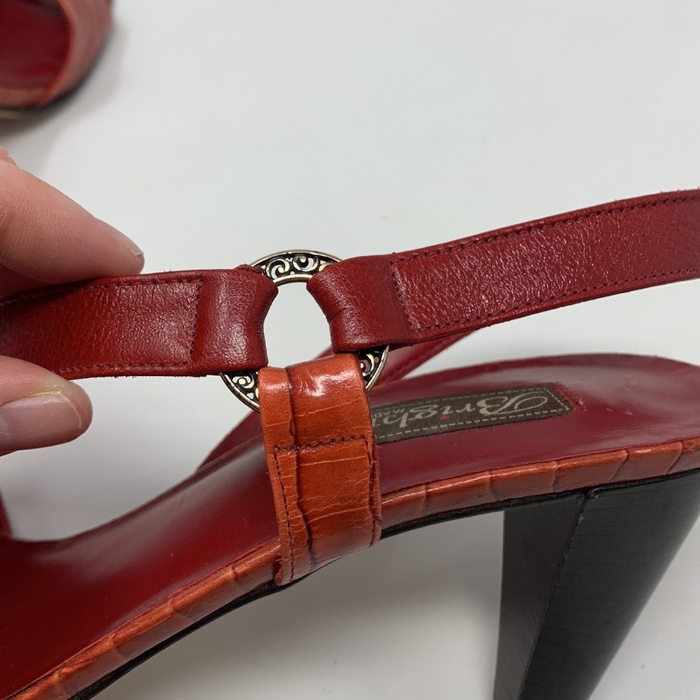 Brighton Rhodes Red pint madras heels - Picture 8 of 16